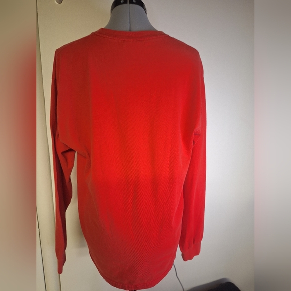 K.C. Chiefs We Bleed Red K. C Kingdom T Shirt Long Sleeved.     Size Large - Picture 4 of 6